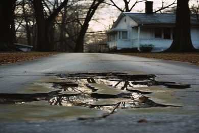 damaged conrete driveway based in kentucky,